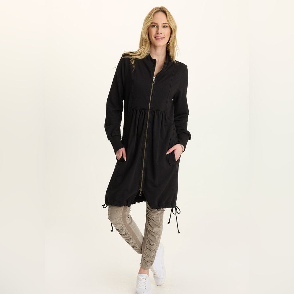 XCVI Fleece Funnel Neck Longcoat